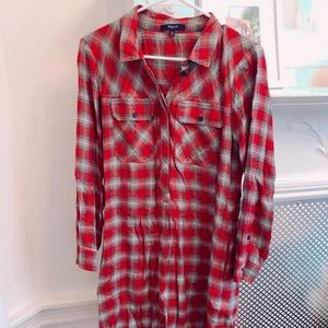 Madewell flannel dress